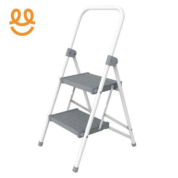 Thickened Multi-functional Household Folding Herringbone Ladder Indoor Climbing Two-step Stool for Kitchen Cleaning