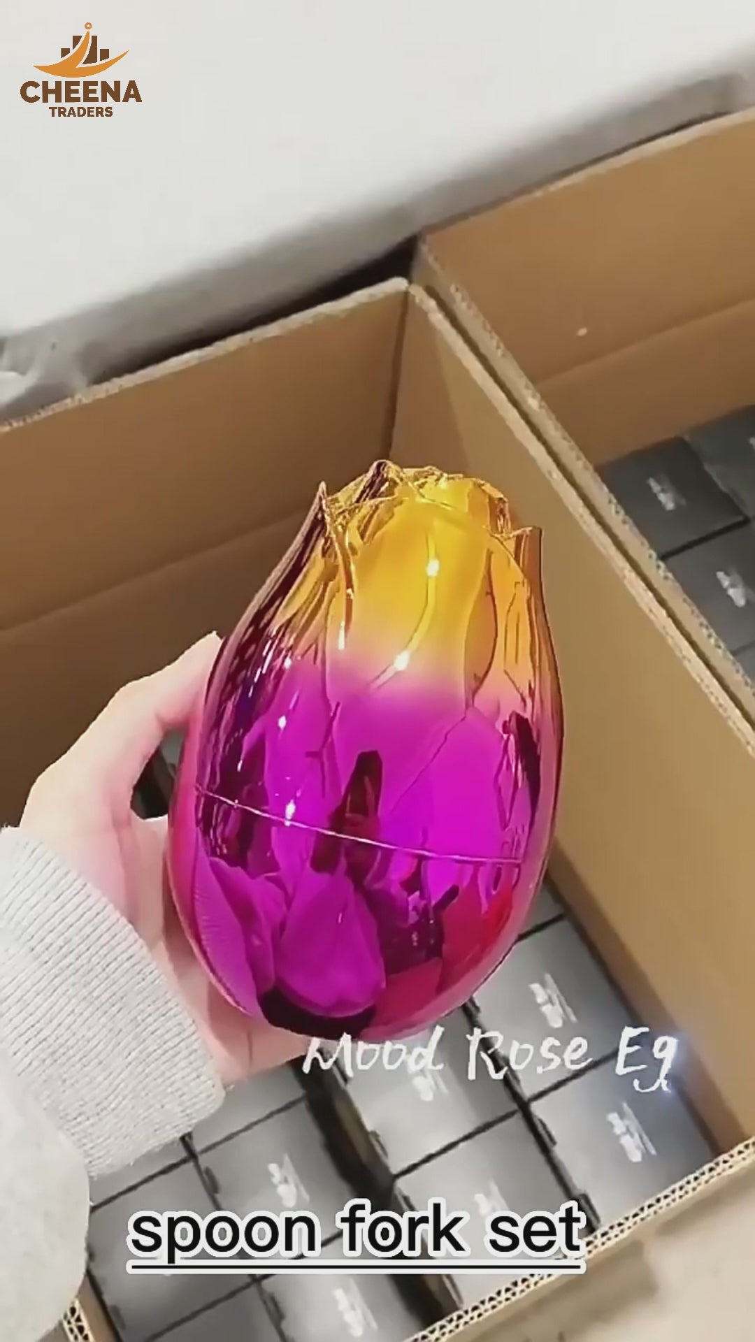 Buy Luxury Rose-Shaped Fruit Fork Set  –