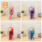 Rose Soap Flower Bear Bowknot heart favor Boxes Classical Artificial Flowers Christmas Valentine Day Present party