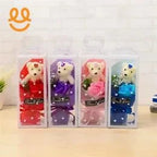 Rose Soap Flower Bear Bowknot heart favor Boxes Classical Artificial Flowers Christmas Valentine Day Present party