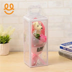 Rose Soap Flower Bear Bowknot heart favor Boxes Classical Artificial Flowers Christmas Valentine Day Present party