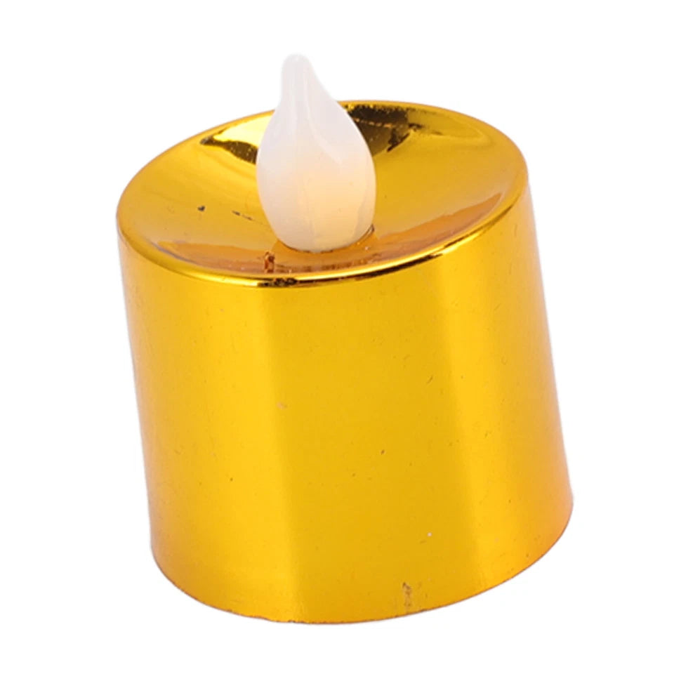 Candle golden small