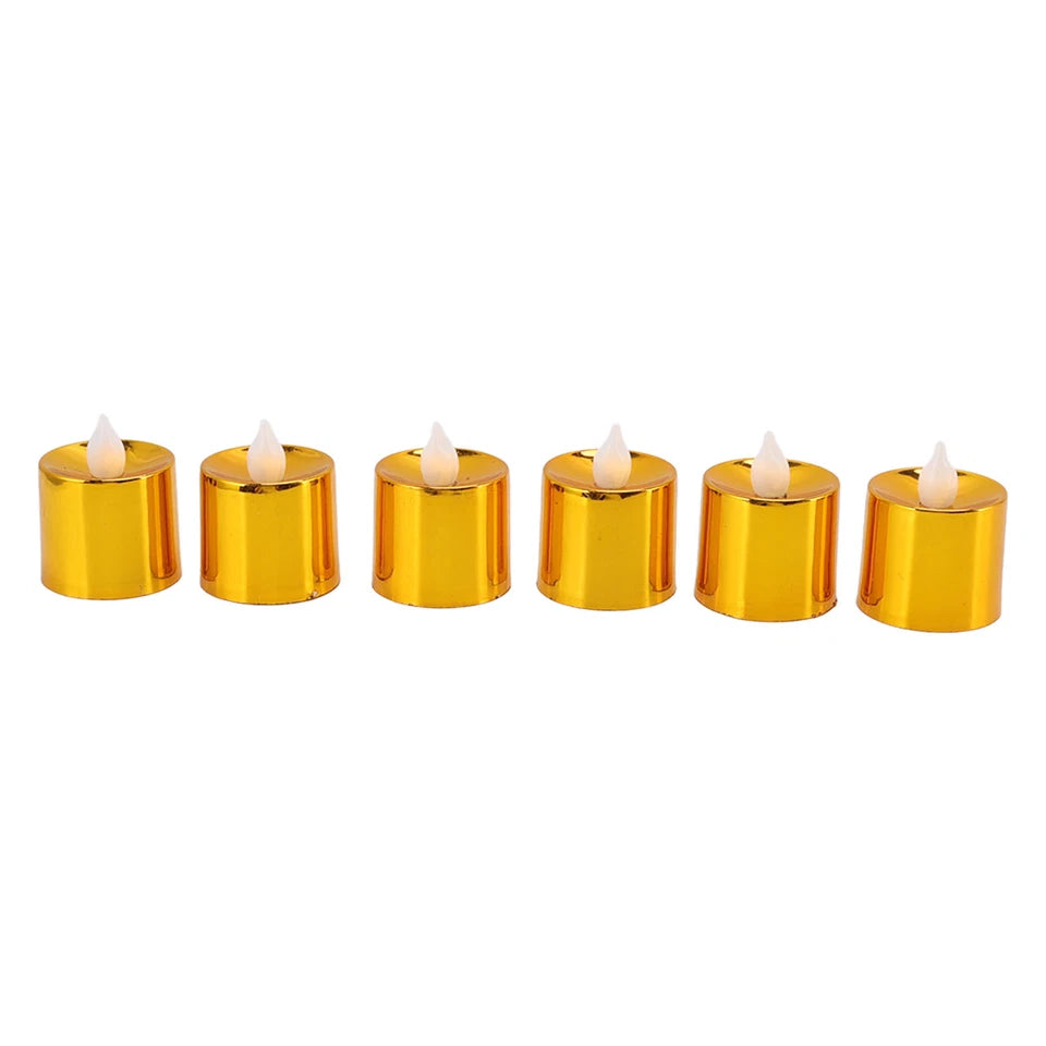 Candle golden small