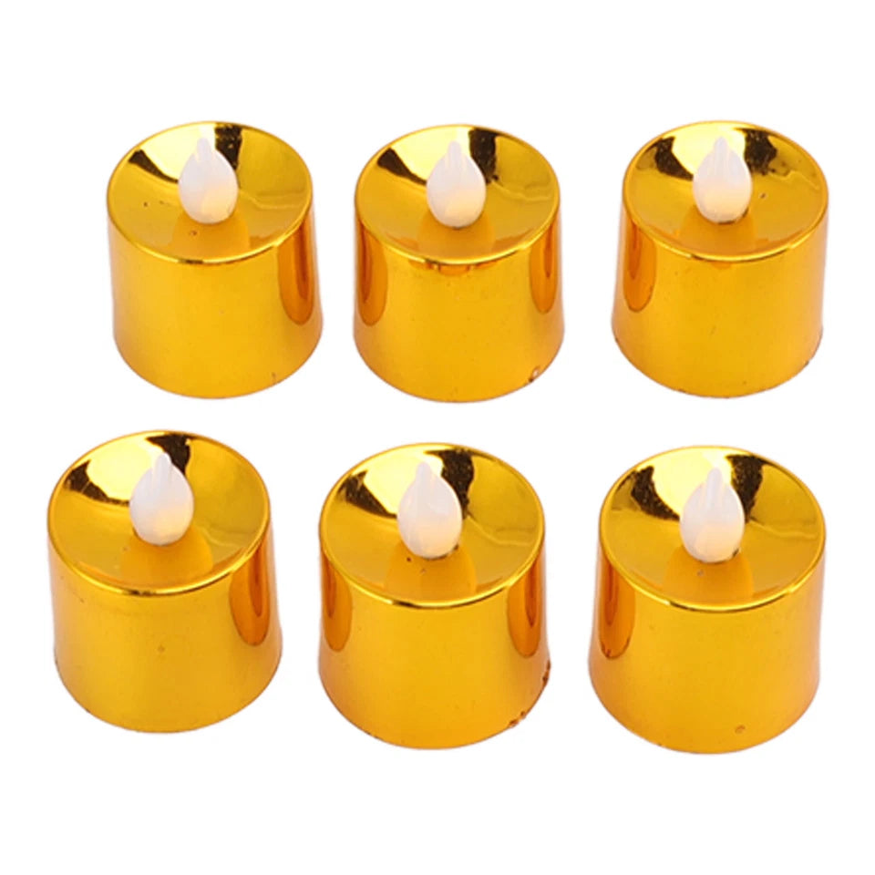Candle golden small