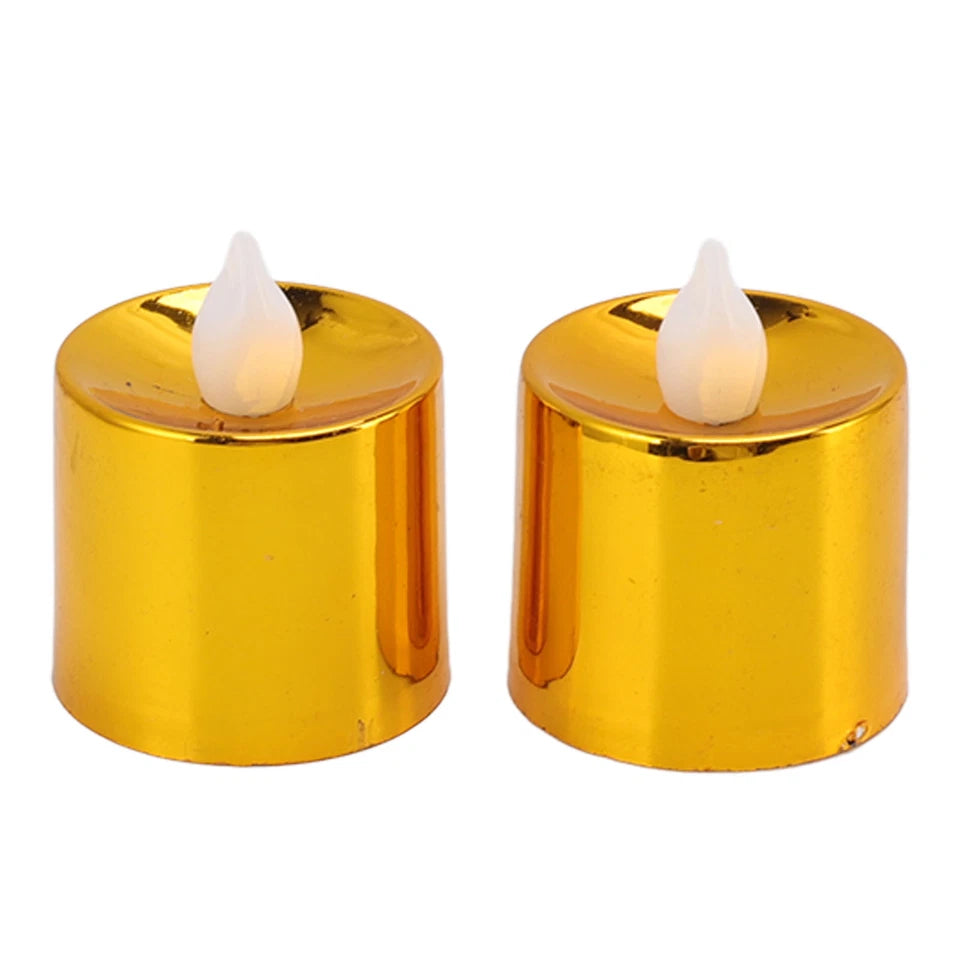 Candle golden small