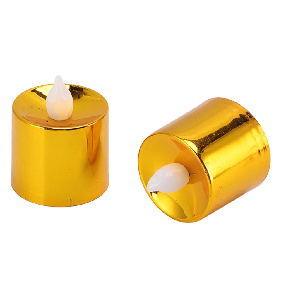 Candle golden small