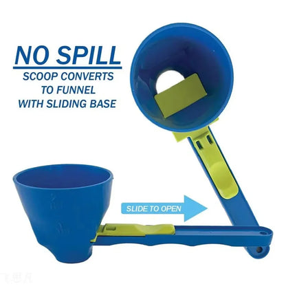 "No-Spill Scoop & Funnel Tool – Multi-Purpose Kitchen Gadget for Easy Pouring | cheena.pk"
