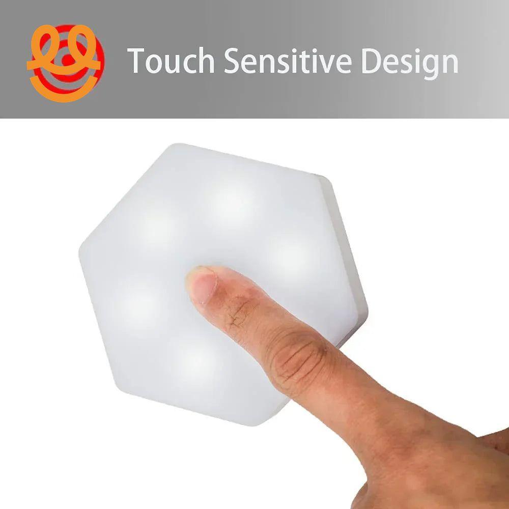 Using Touch Sensor Led LED Quantum lamp Hexagonal Touch Sensor β CHEENA.PK