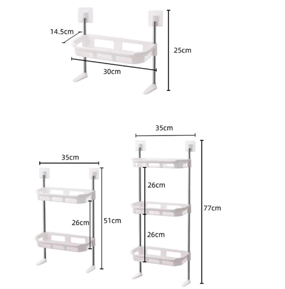 Over the commode storage 3 tier