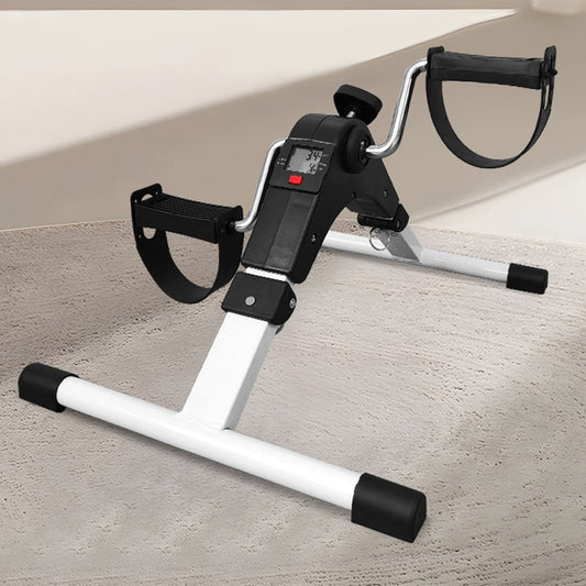 Portable Foldable Mini Cycle Arm And Leg Exercises with digital meter.