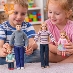 Colorful Plastic Doll Set for Kids – Durable, Safe & Fun Pretend Play Toy