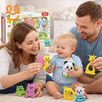 Kids Baby Rattle Set (8 Pieces) – Manual Sensory Toys for Newborns